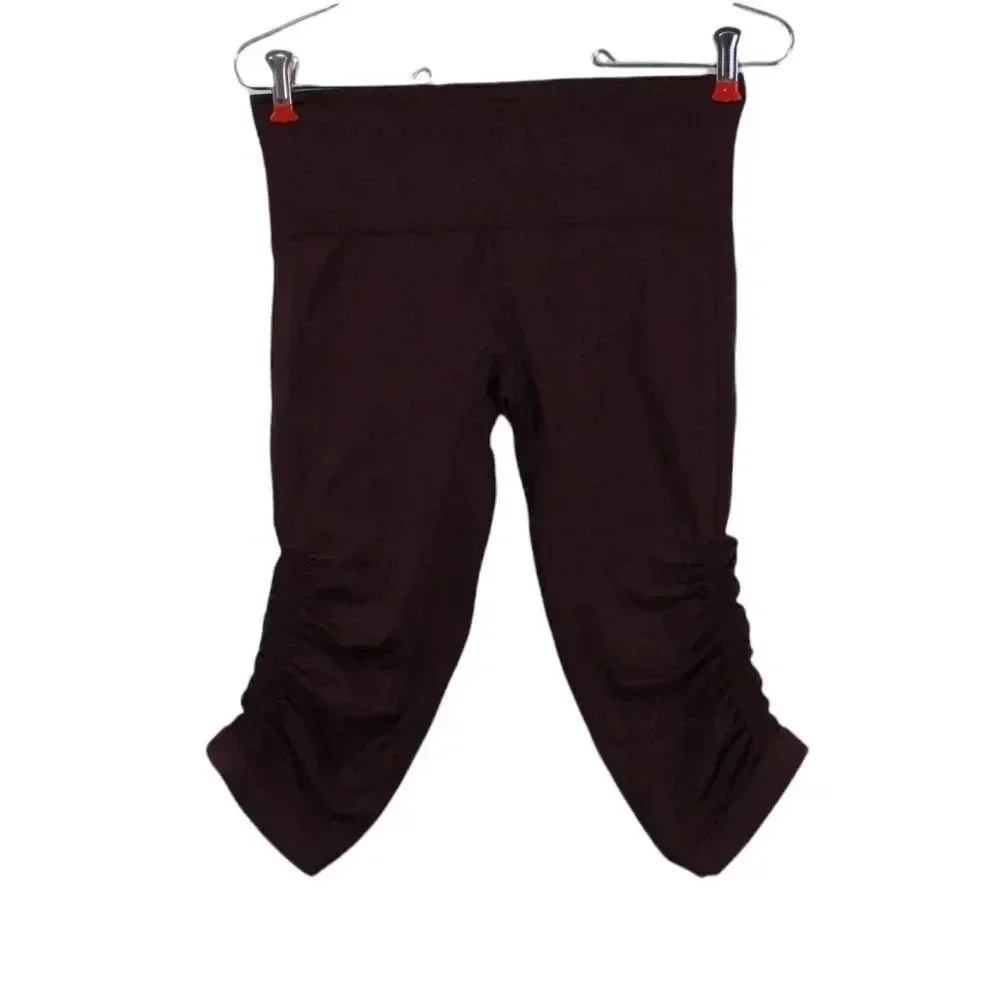 Lululemon in the flow crop Bordeaux 4 - Picture 12 of 15